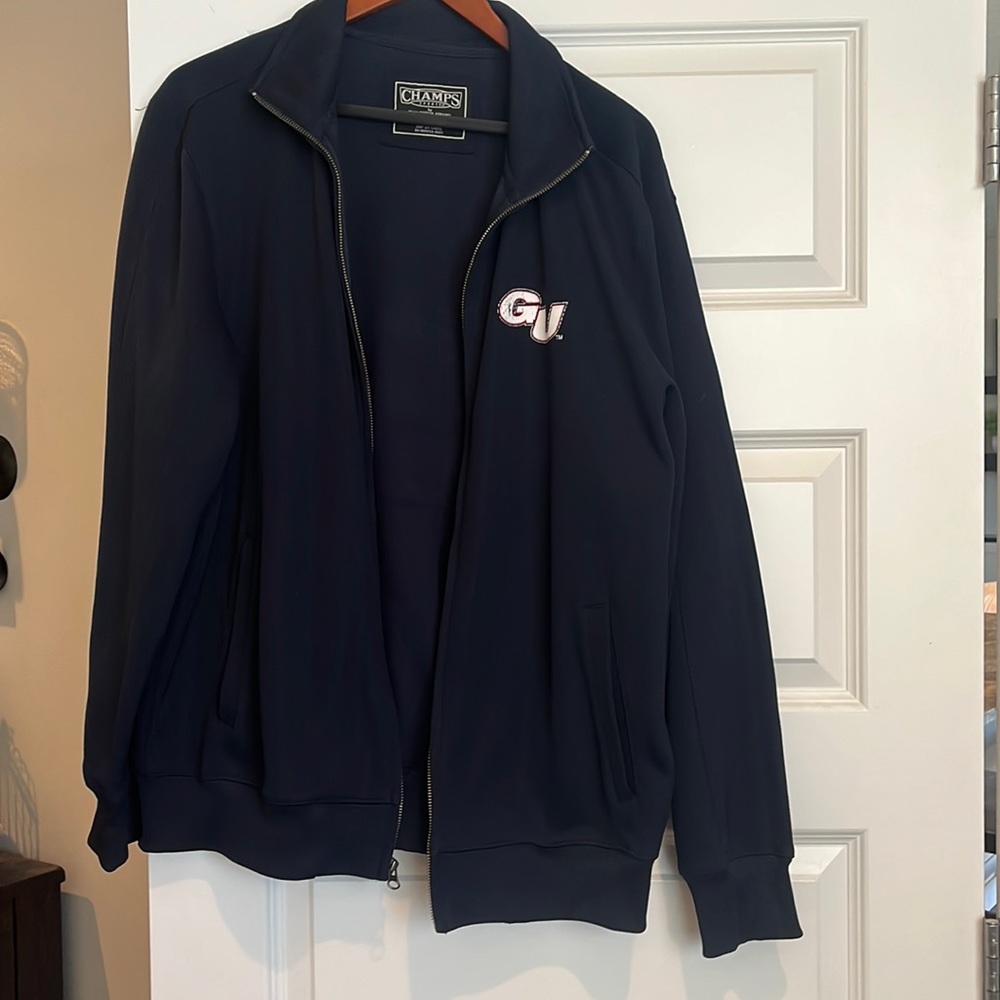 Dark blue Gonzaga sweater jacket zip up